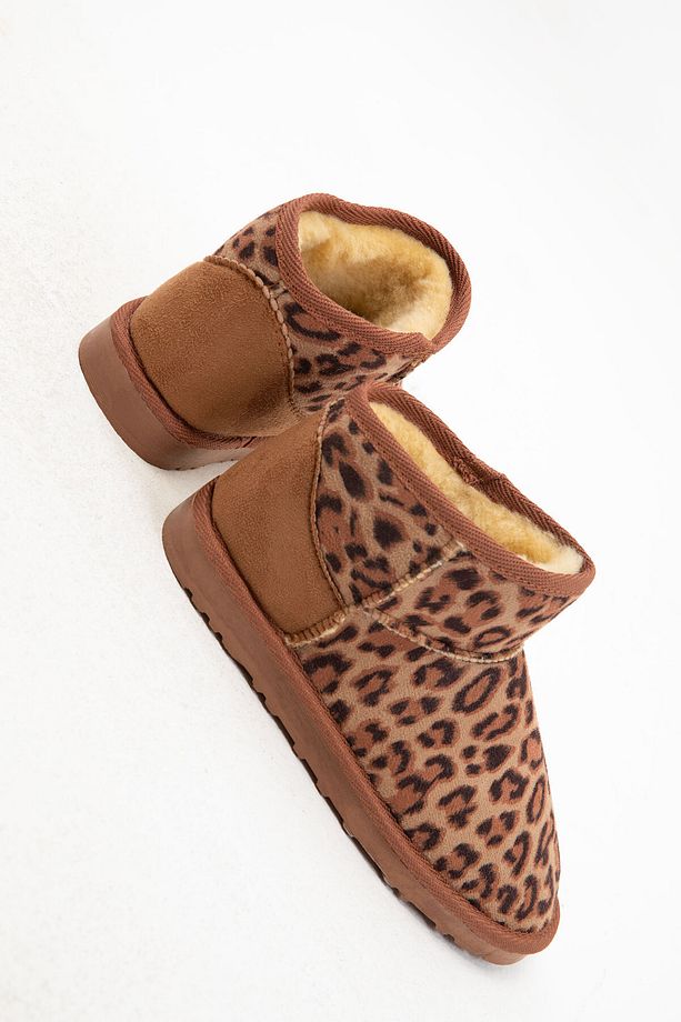 Leopar Kadın Bot & Bootie 20024 - 4