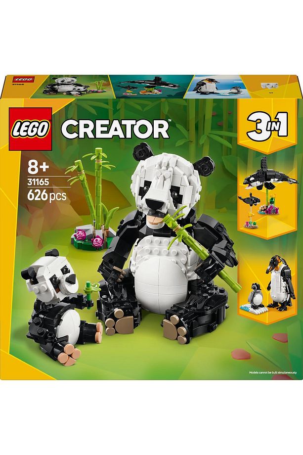 ® Creator 3’ü 1 Arada Vahşi Hayvanlar: Panda Ailesi 31165 - 8+ Oyuncak Yapım Seti (626 Pr) - 4