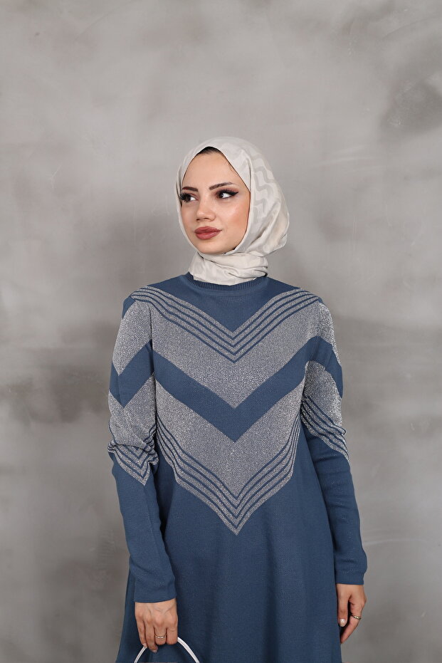 Simli Triko Tunik - 3