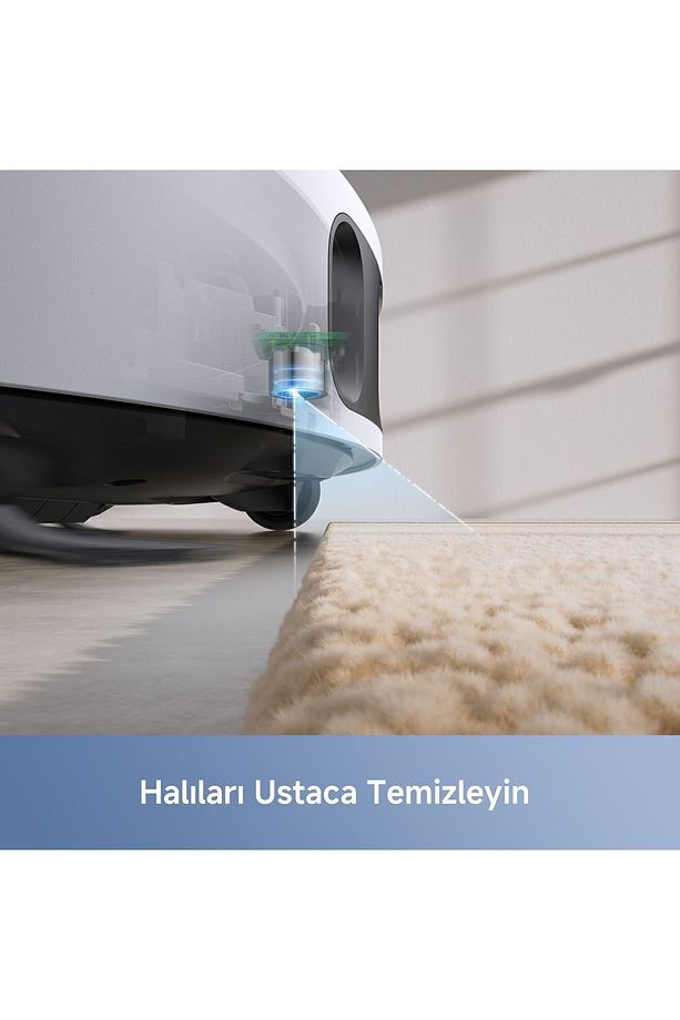 Mova E30 Ultra Robot Süpürge Ve Paspas, 7.000pa Vormax™ Emiş Gücü, 10.5mm Paspas Yükseltme - 6