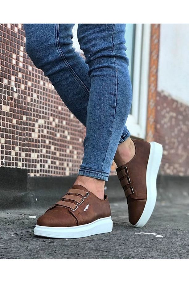 Wg026 Taba Kalın Taban Casual Erkek Ayakkabı - 4