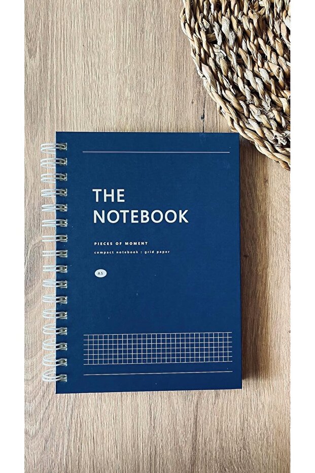 Jvnna Promotional Hard Cardboard Covered Spiral 80 Sheets Checked A5 Notebook, Notepad, School Notebook - 1