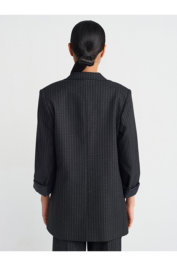 60758 Açık Blazer-Siyah - 2