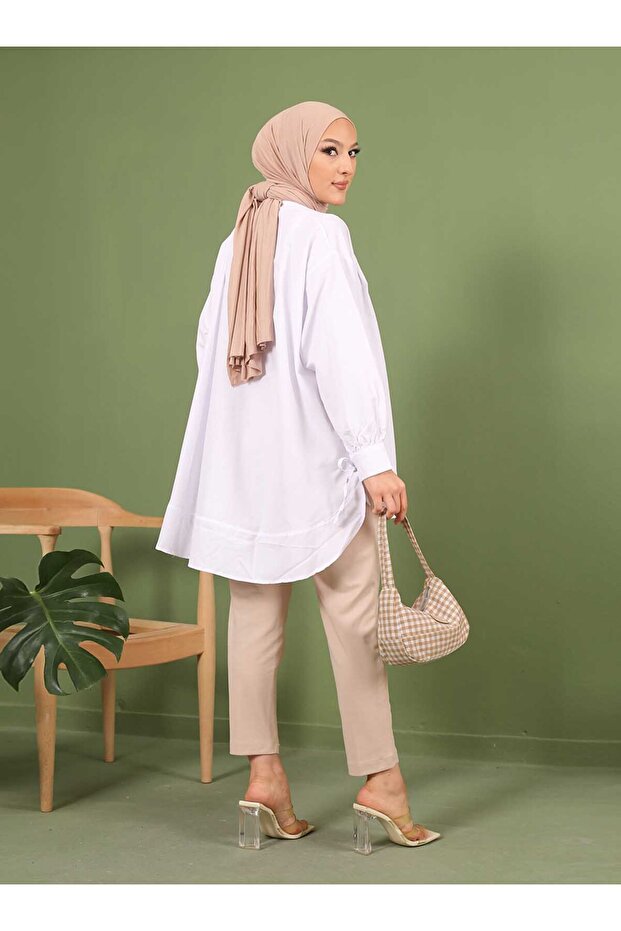 تونيك بأكمام بيضاء - Vav - 6