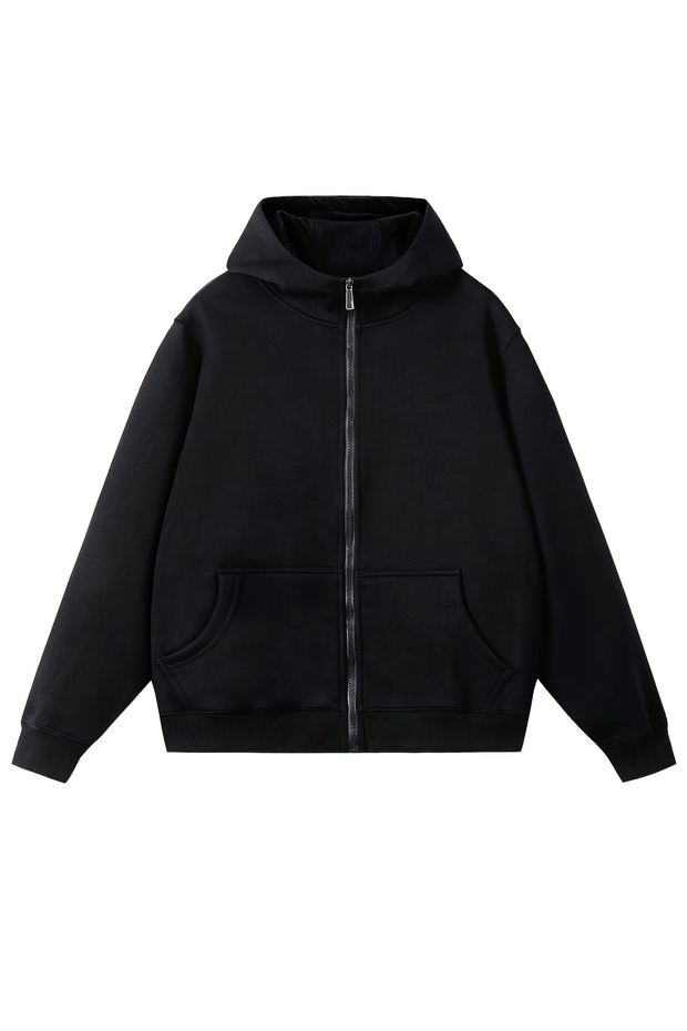 سترة قطنية من البوليستر بسحاب 2 خيط - 1