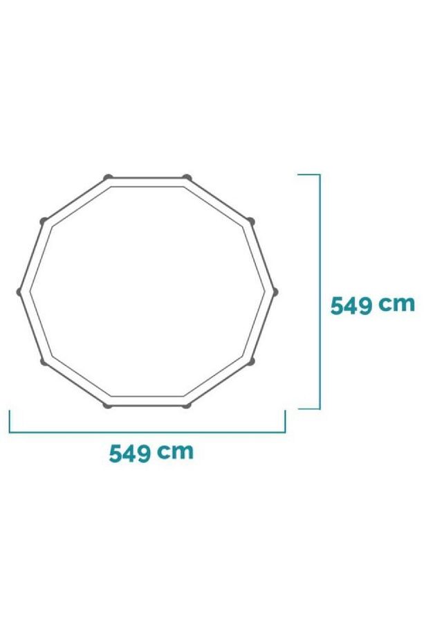 İntex 26330NP Ultra XTR Yuvarlak Prefabrik Aile Havuzu 549cmx132cm Merdiven+Filtre+Örtü Set - 5