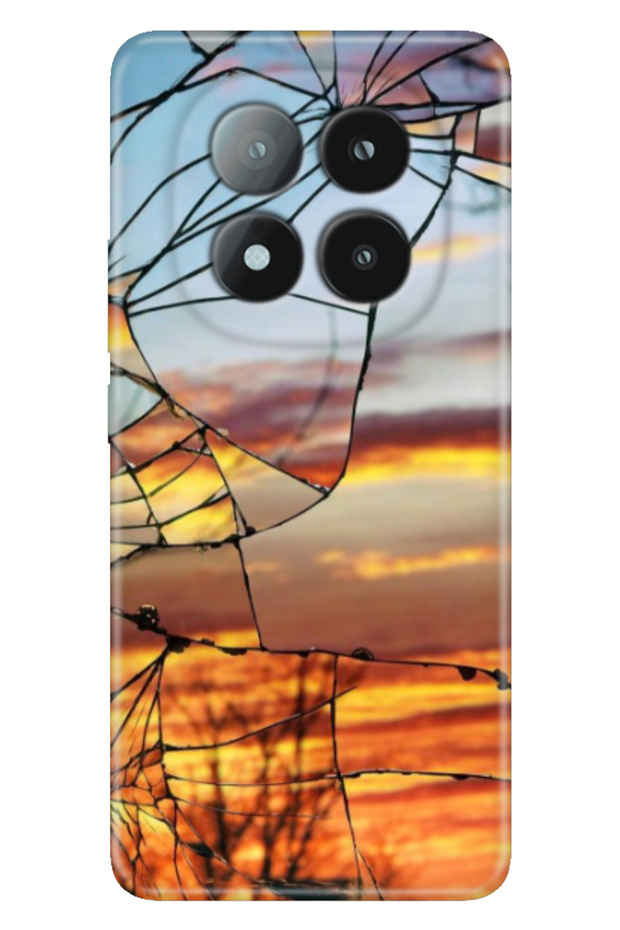حافظة لهاتف Xiaomi Redmi Note 14 Pro Plus 5G من السيليكون بتصميم غروب الشمس
