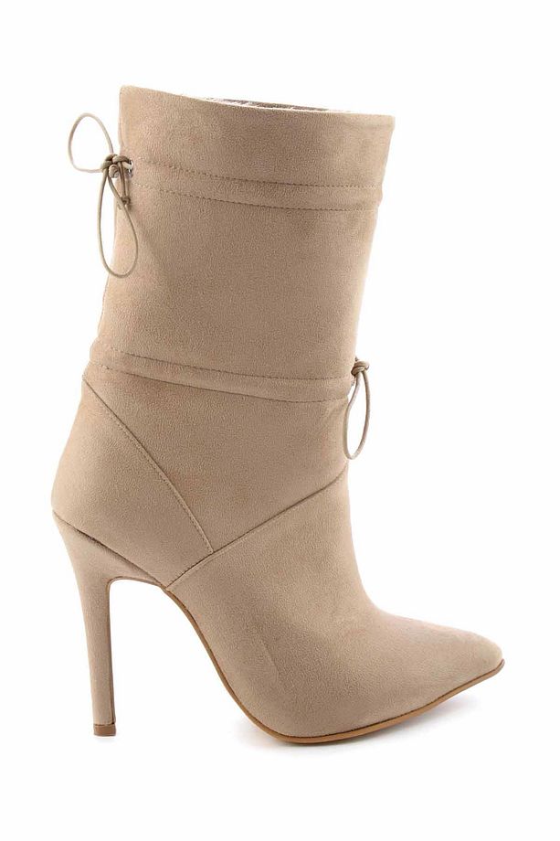 Bej Süet Kadın Bot & Bootie K02990102202 - 2