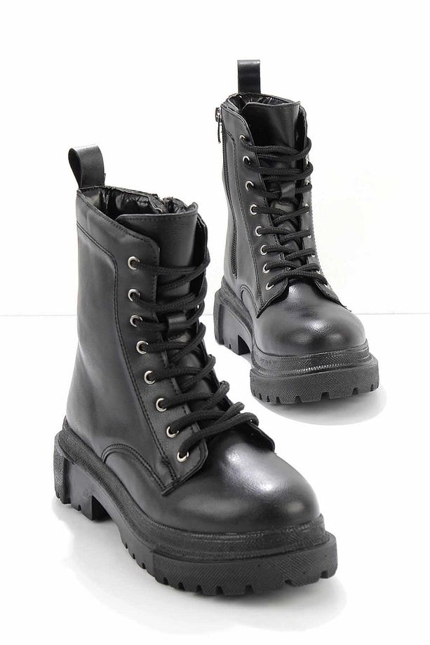 Siyah Kadın Bot & Bootie K02138050009 - 1