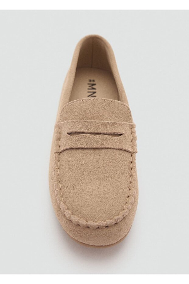 Süet penny mokasen - 4