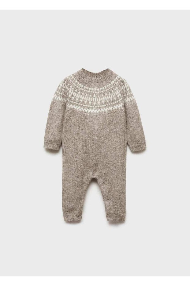 Jacquard Knitwear Jumpsuit