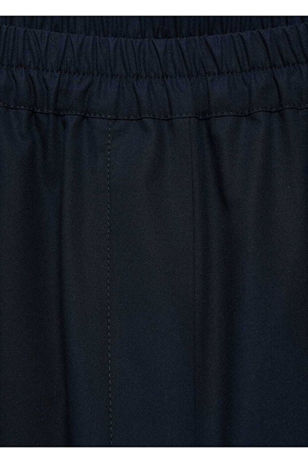 Pamuklu culotte pantolon - 7