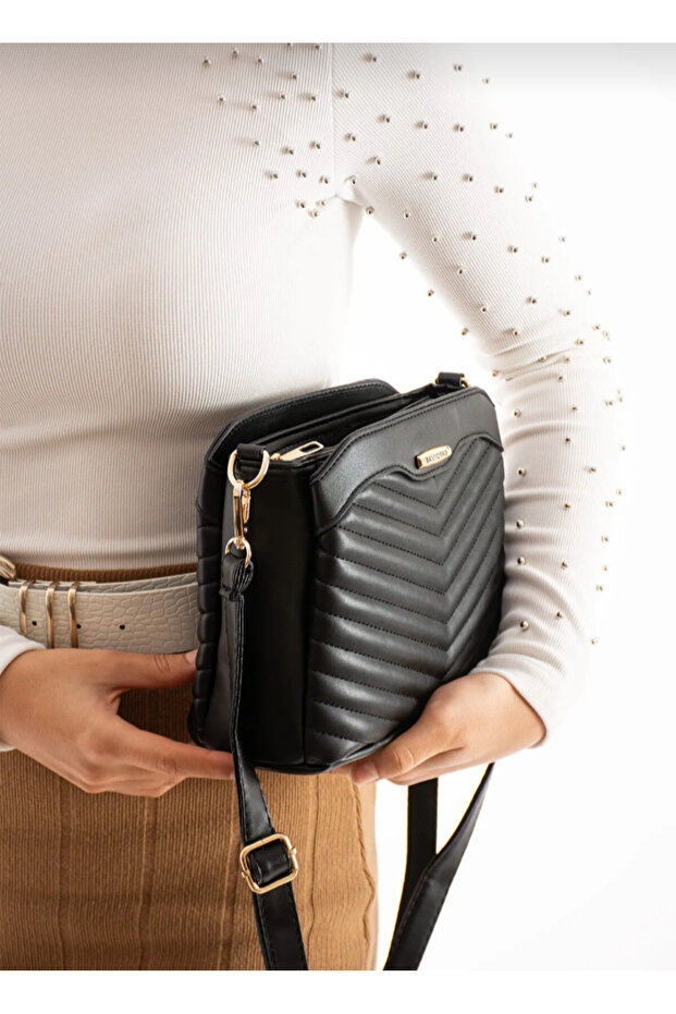 Geantă de umăr sanmorris cu 3 compartimente - 3