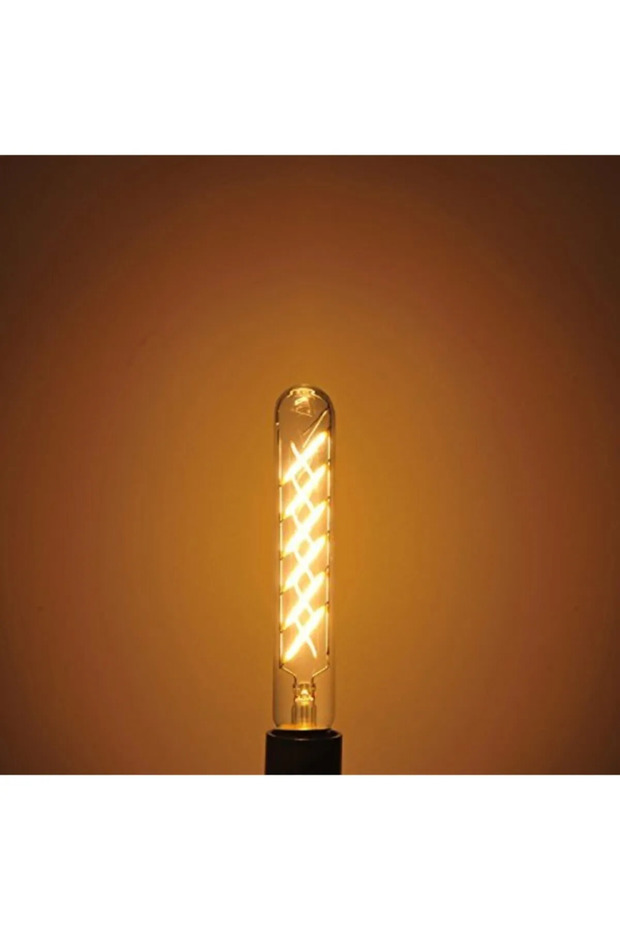 ROBOLOG  LED LAMP  T30 6w Rustik Dekoratif Led Flamentli Ampul E27 (1 ADET - 3