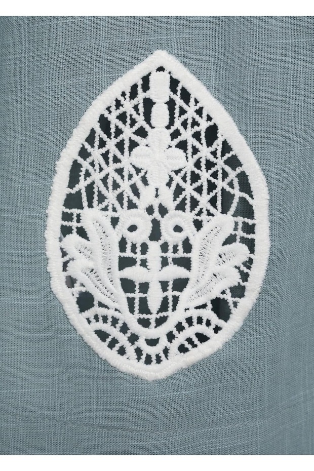 İşleme detaylı bluz - 7