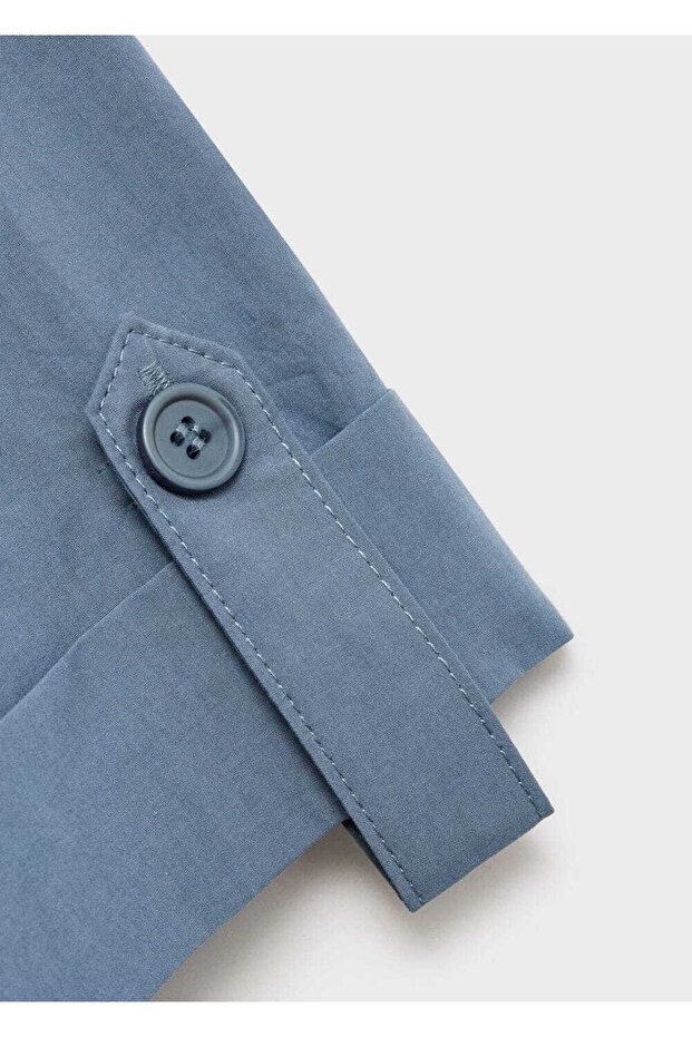 Göğüs cepli pamuklu bluz - 6