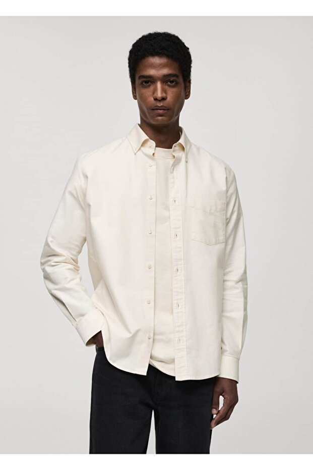 %100 pamuklu Oxford gömlek - 1