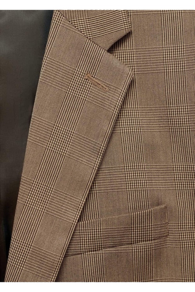 Milan Glen ekose blazer ceket - 7
