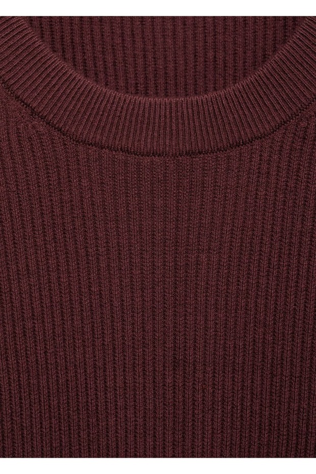 İnce Triko Ribana Pamuklu Kazak - 5