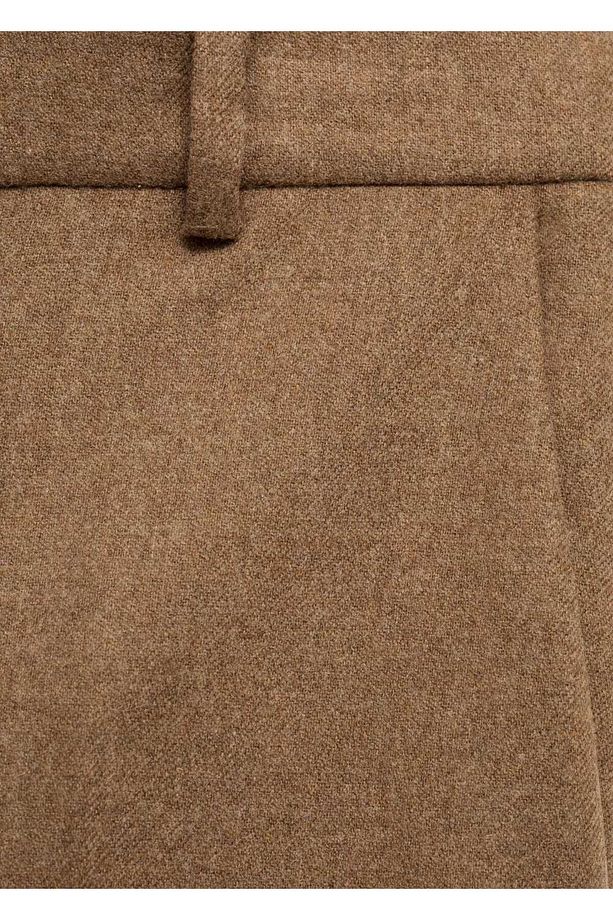 Yün karışımlı kumaş pantolon - 7