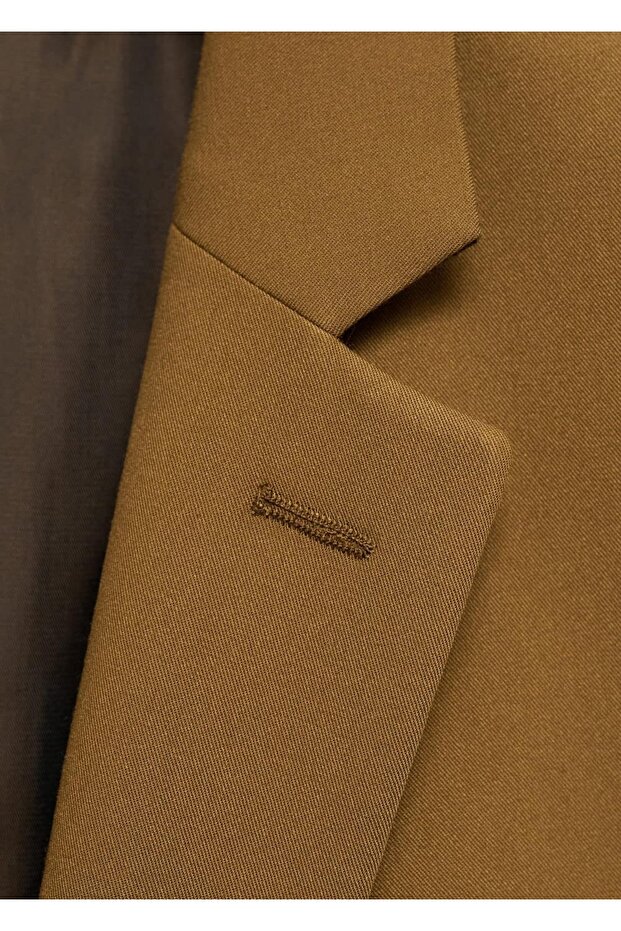 Streç kumaştan süper dar kesim blazer ceket - 7