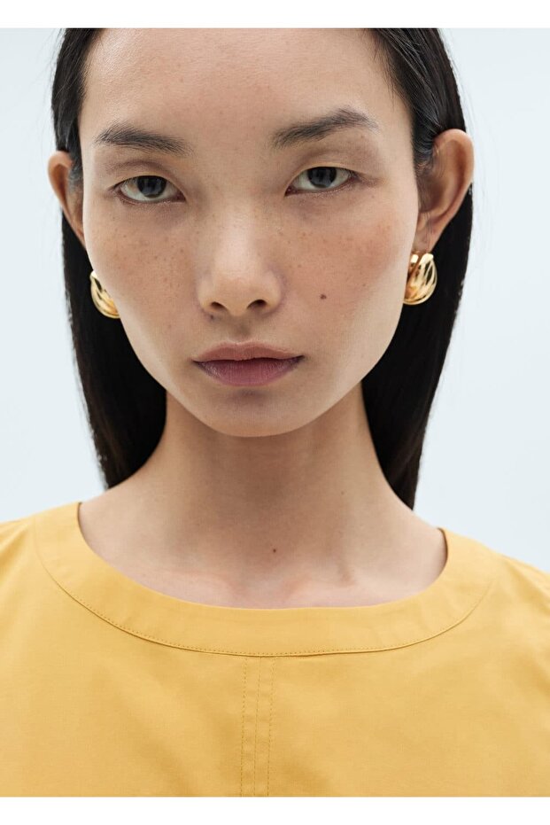 Pamuklu cropped bluz - 7