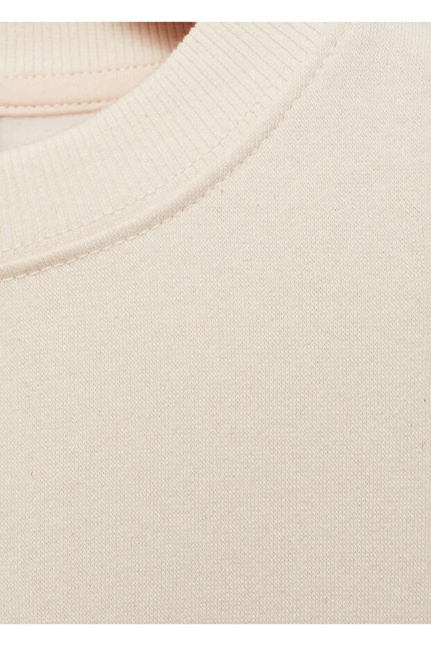 Grafik desenli pamuklu sweatshirt - 8