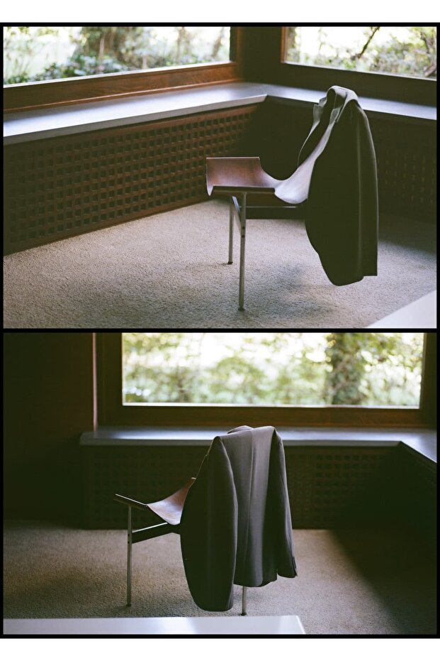 Slim Fit Wool Blend Blazer Jacket - 8