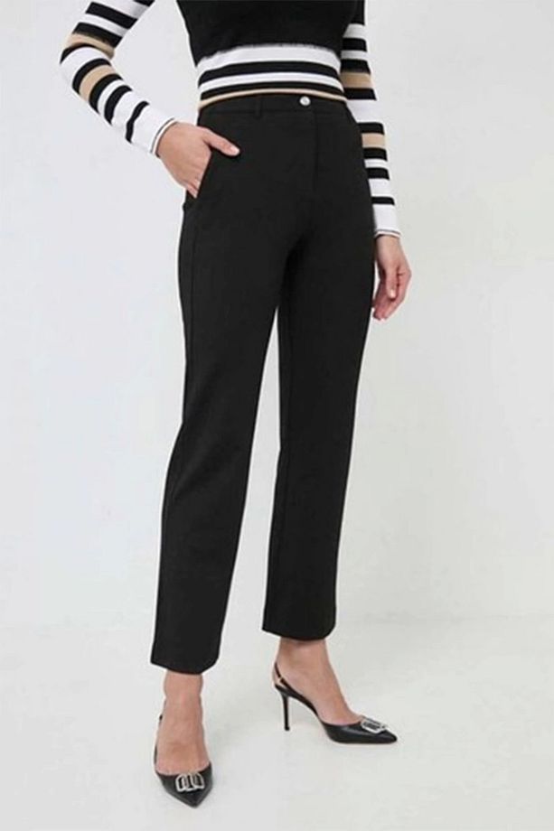 Kadın Zoe Normal Bel Regular Fit Siyah Pantolon - 1