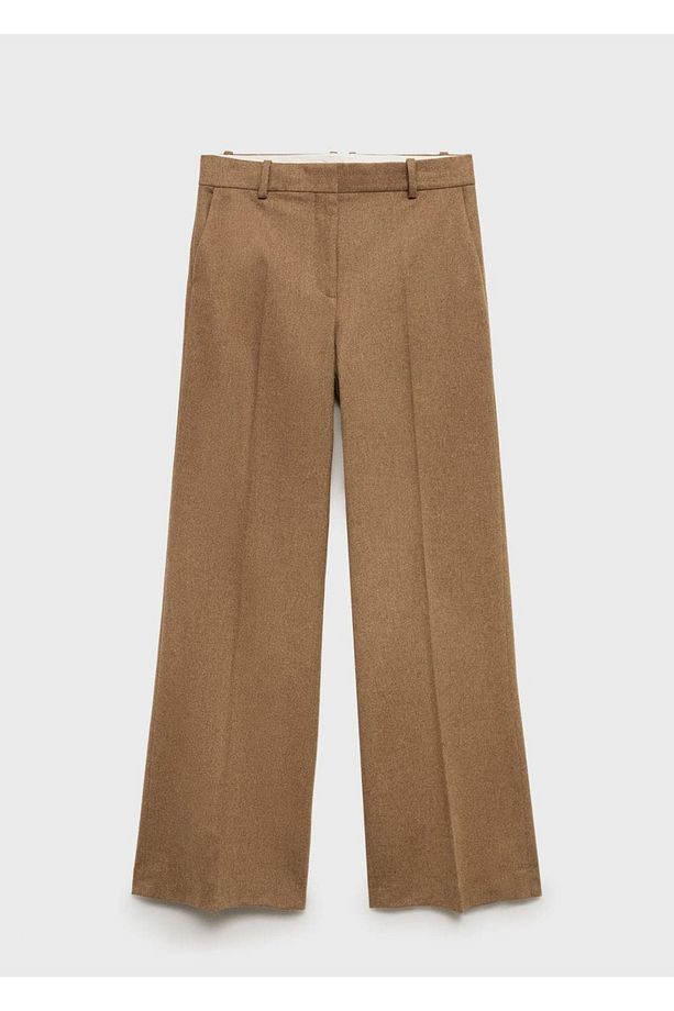 Yün karışımlı kumaş pantolon - 3