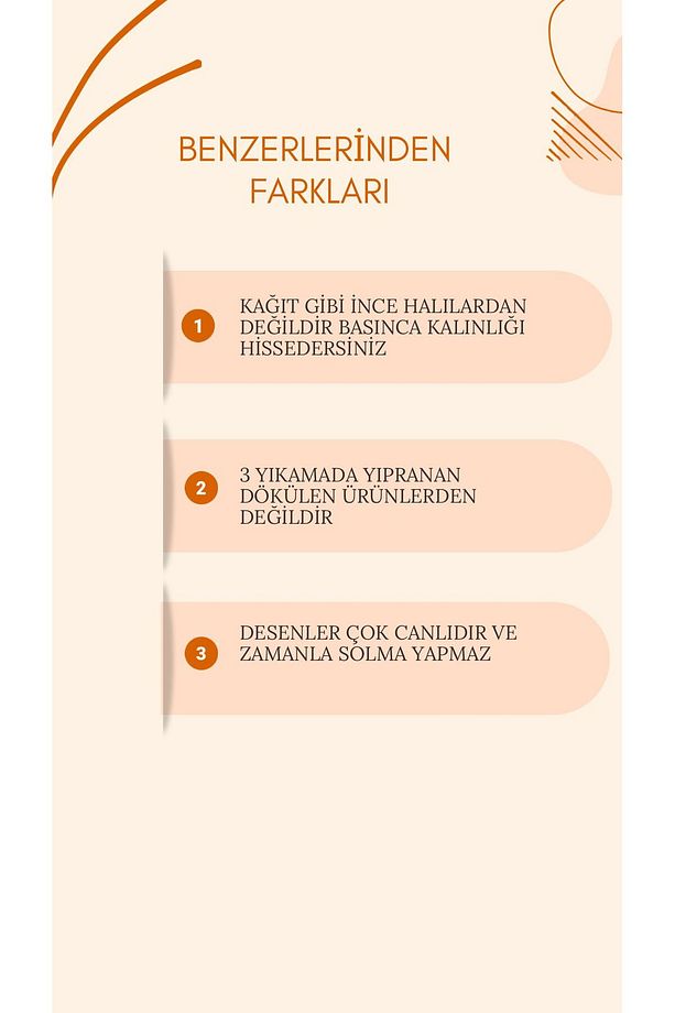 Siyah Halı Makinede Yıkanabilir Kaymaz Taban Mutfak Halısı - 6
