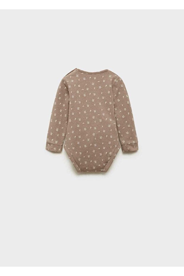 Patterned cotton bodysuit - 2