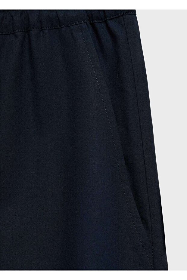 Pamuklu culotte pantolon - 6