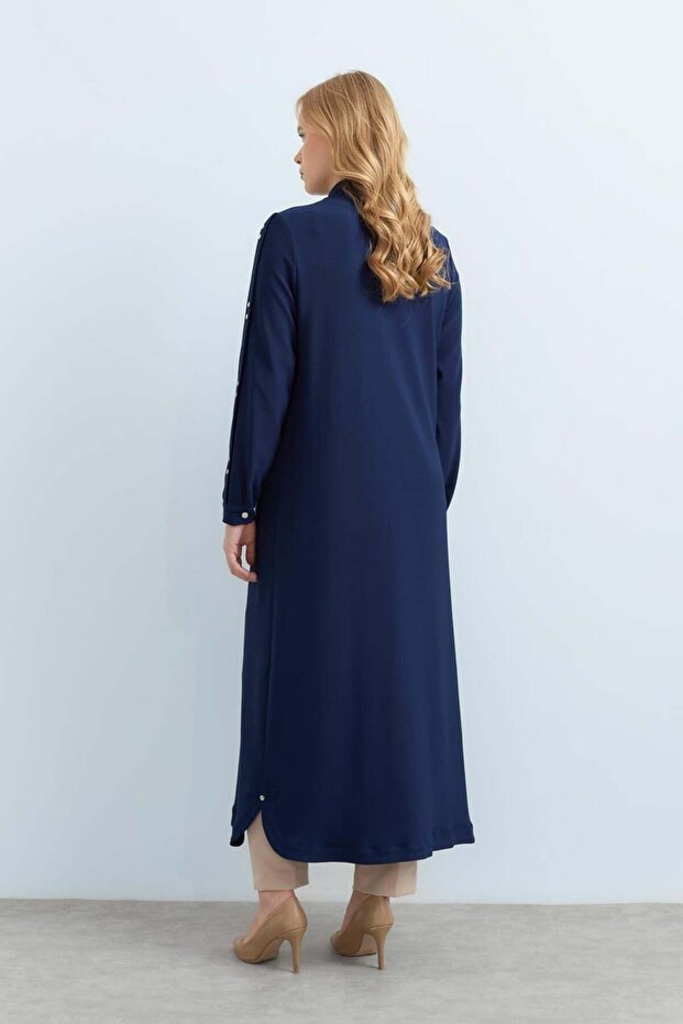 Spor Örme Ferace - Lacivert - 4