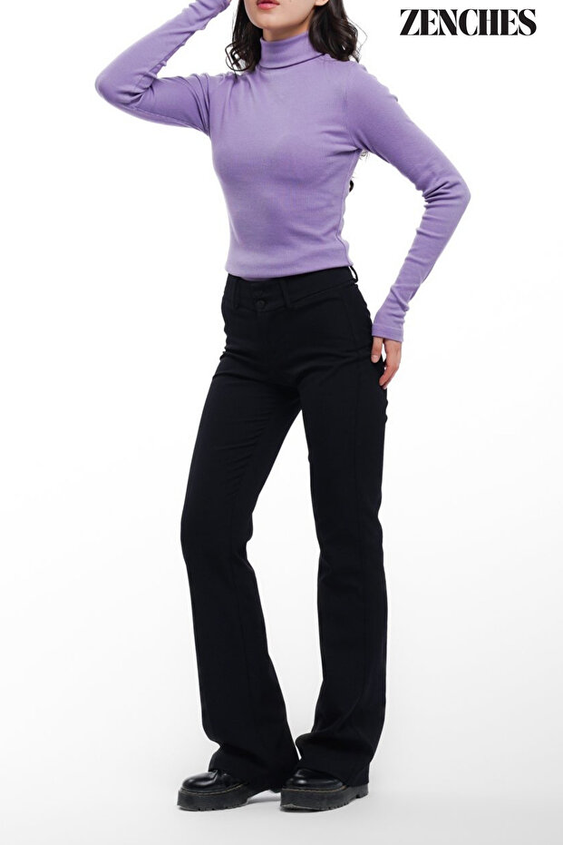 Slimfit Boğazlı Kazak - 3