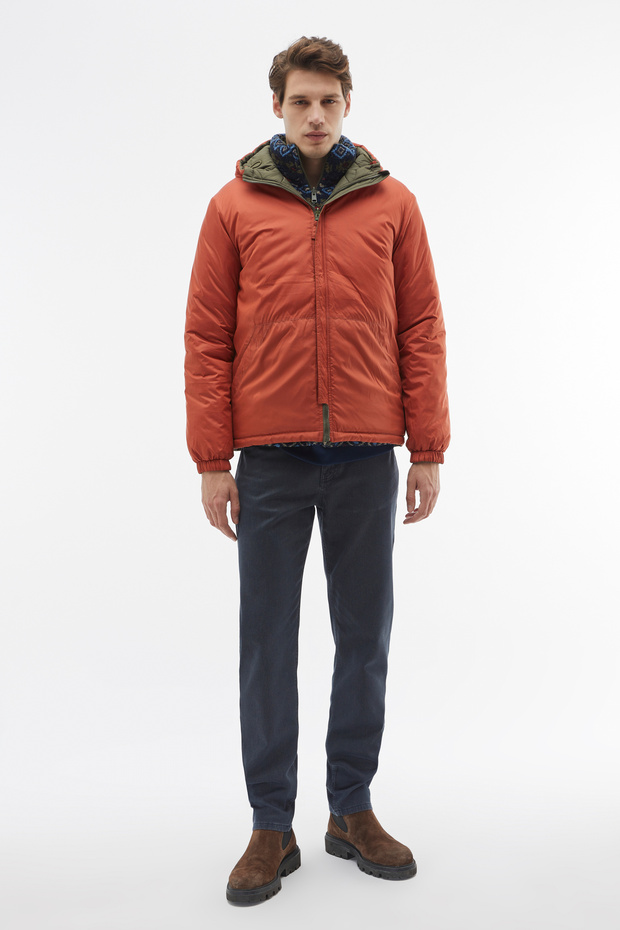 KAPİTONELİ ÇİFT TARAFLI KAPÜŞONLU MONT - 6