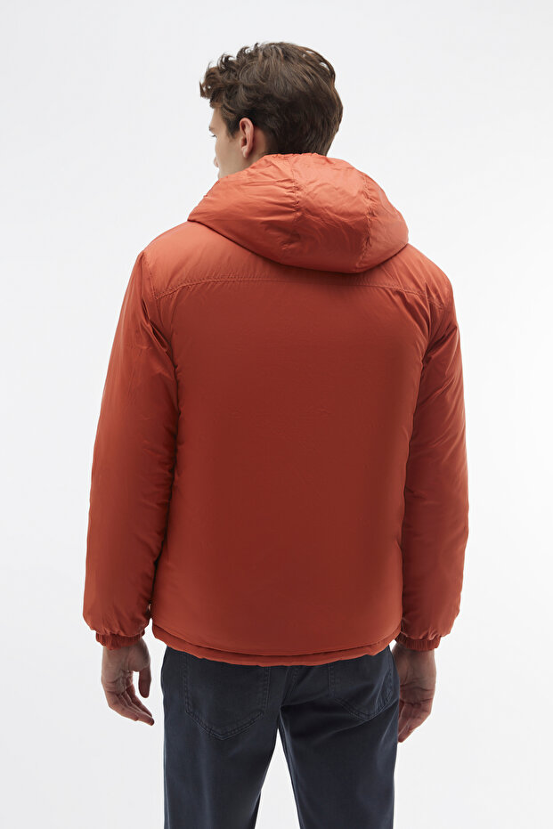 KAPİTONELİ ÇİFT TARAFLI KAPÜŞONLU MONT - 5