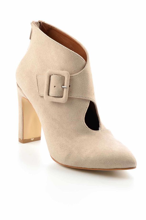 Bej Süet Kadın Bot & Bootie K02926061902 - 4