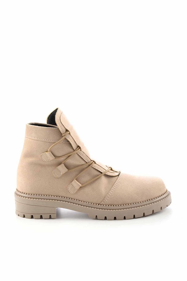 Bej Süet Kadın Bot & Bootie K02509500002 - 2