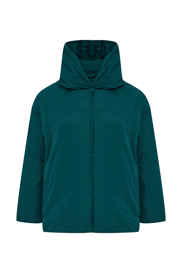 KAPÜŞONLU KISA MONT - 1