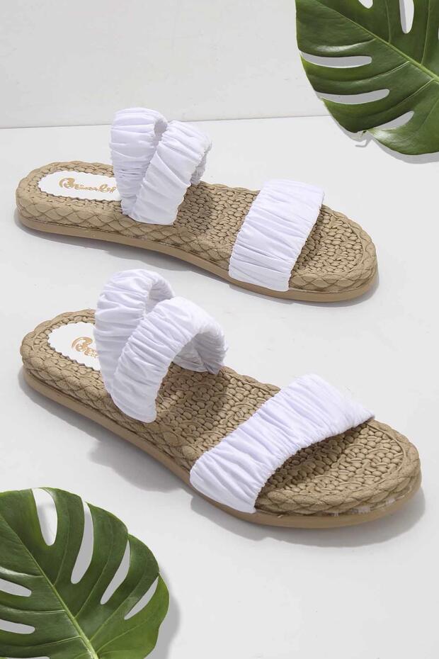 White Women's Sandals K05682020167