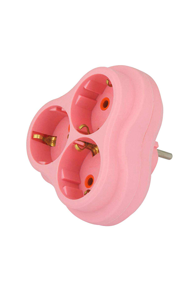 Pembe Golyat 3'lü Topraklı Erkek Fiş - 1