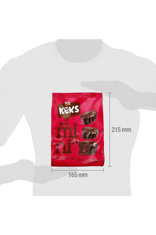 Mini Oval Kek Kakaolu Vişneli 170 gr X 2 Adet - 6