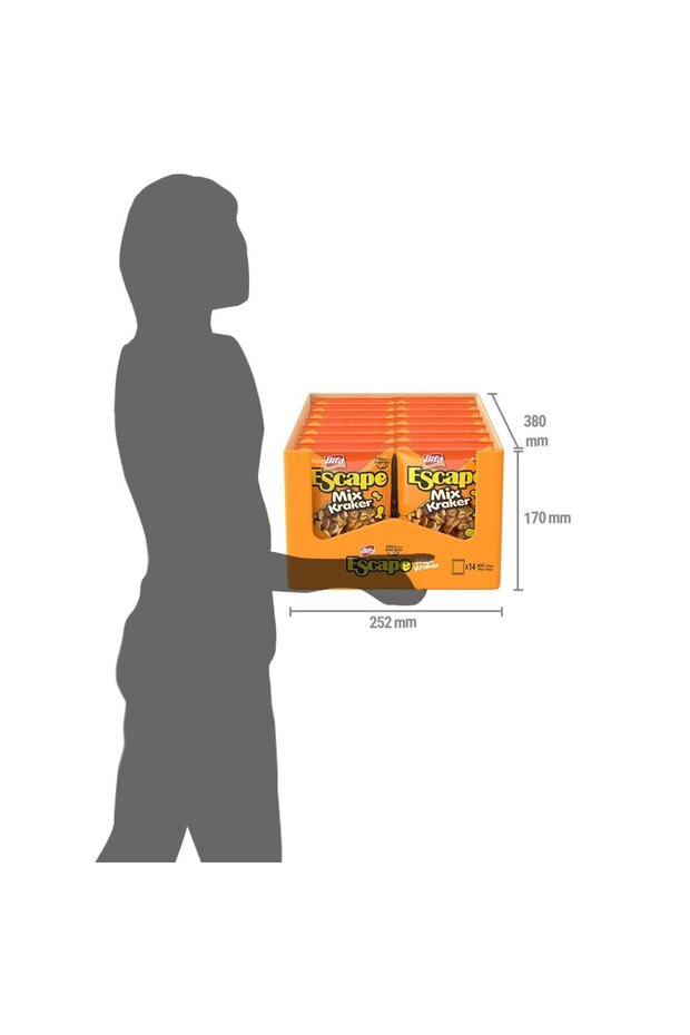 Mix Kraker - Balık - Nokta - Badem 150 gr X 14 Adet - 4