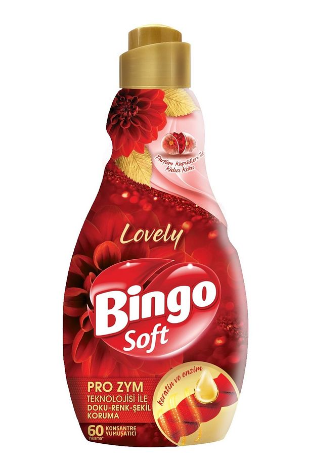 Soft Çamaşır Yumuşatıcı Konsantre 1440ML Lovely (9 Lu Set) - 2