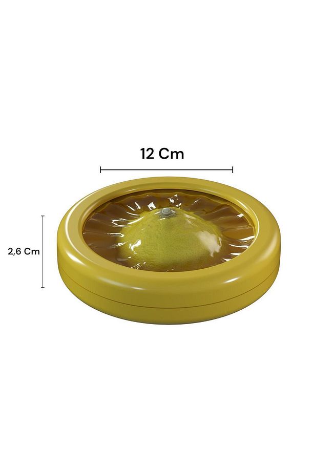 2 Adet Buzdolabı Için Yarım Meyve Kabı Soğan Sebze Limon Koruma Kutusu Fresh Kap Emzik Kutusu - 6