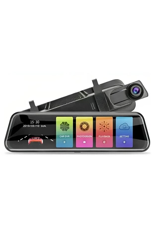 4K Dash Cam with 10-Inch Touch Screen, Advanced Night Vision - 1