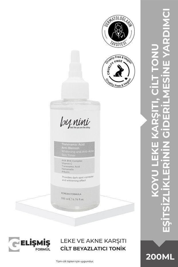 Anti-Dark Spot and Acne, Brightening Toner to Even Skin Tone 200 ML
