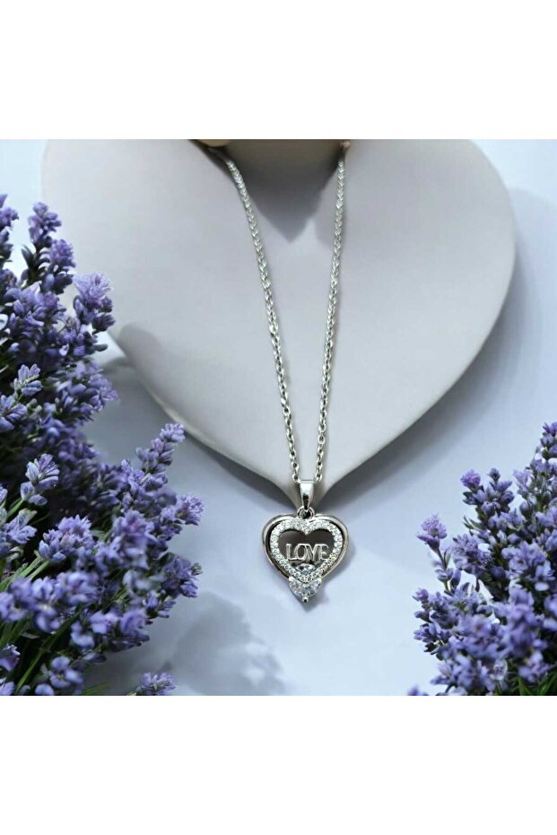 Zircon Love Shine Infinity 316L Tarnish Free Steel Necklace