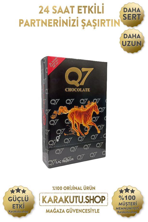 Q7 Çikolata 35 Gr 12 Adet Erkeklere Özel - 1